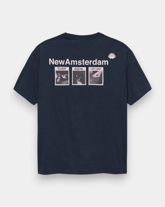 26SS 뉴 암스테르담 서프 어쏘시에이션 반팔 티셔츠 2601072002 NAVY Blue - NEW AMSTERDAM SURF ASSOCIATION