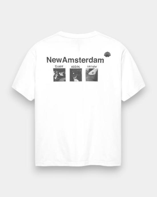 26SS 뉴 암스테르담 서프 어쏘시에이션 반팔 티셔츠 2601072001 WHITE White - NEW AMSTERDAM SURF ASSOCIATION