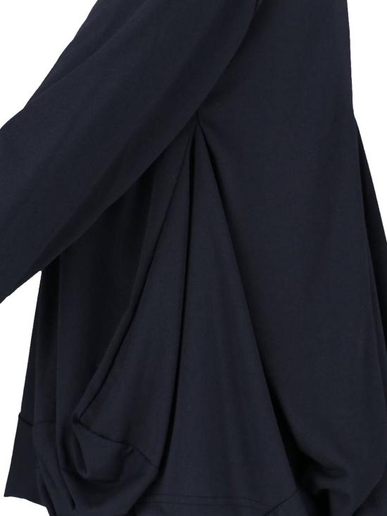  꼼데가르송 긴팔 티셔츠 Comme Des Garçons 긴팔 플리츠 탑 블랙 - COMME DES GARCONS