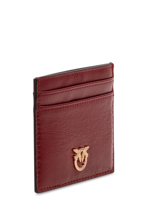 26SS 핑코 카드지갑 103762A315 RR8Y ROSSO SCURO GOLD MORDORE - PINKO