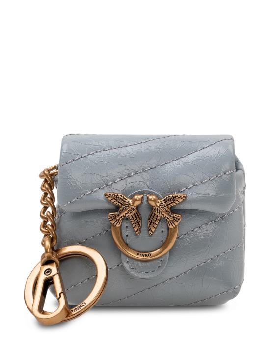 26SS 핑코 키링 105869A37O E37Q AZZURRO CELESTE ANTIQUE GOLD