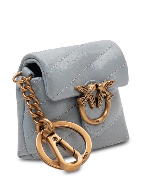 26SS 핑코 키링 105869A37O E37Q AZZURRO CELESTE ANTIQUE GOLD - PINKO