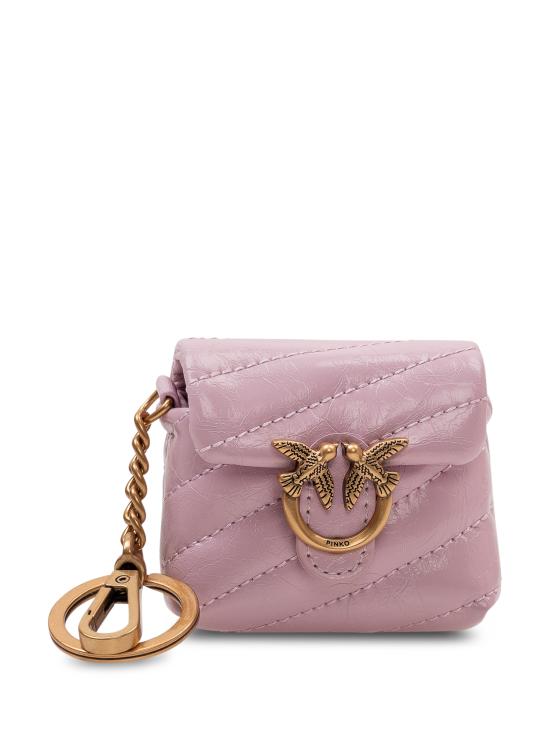 26SS 핑코 키링 105869A37O P26Q ROSA CHIARO ANTIQUE GOLD