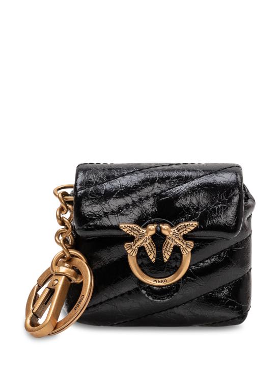 26SS 핑코 키링 105869A37O Z99Q NERO ANTIQUE GOLD