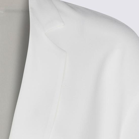  브루넬로 쿠치넬리 수트 자켓 Brunello Cucinelli 화이트 실크 블레이저 - BRUNELLO CUCINELLI