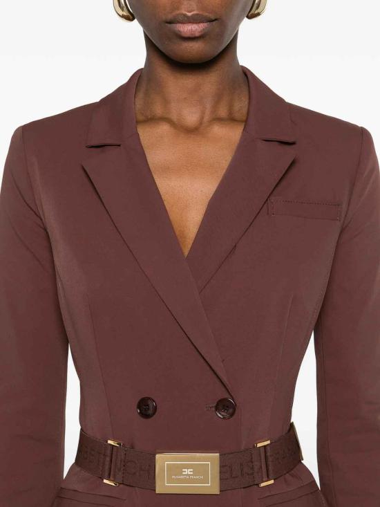 26SS 엘리자베타프랜치 숏팬츠 AB91961E2644 Brown - ELISABETTA FRANCHI