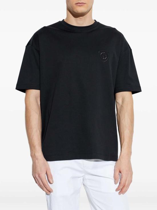 26SS 조르지오 아르마니 반팔 티셔츠 GM003351TE10333UC001 Light Blue - GIORGIO ARMANI