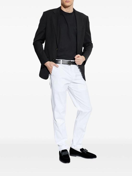 26SS 조르지오 아르마니 반팔 티셔츠 GM003351TE10333UC001 Light Blue - GIORGIO ARMANI