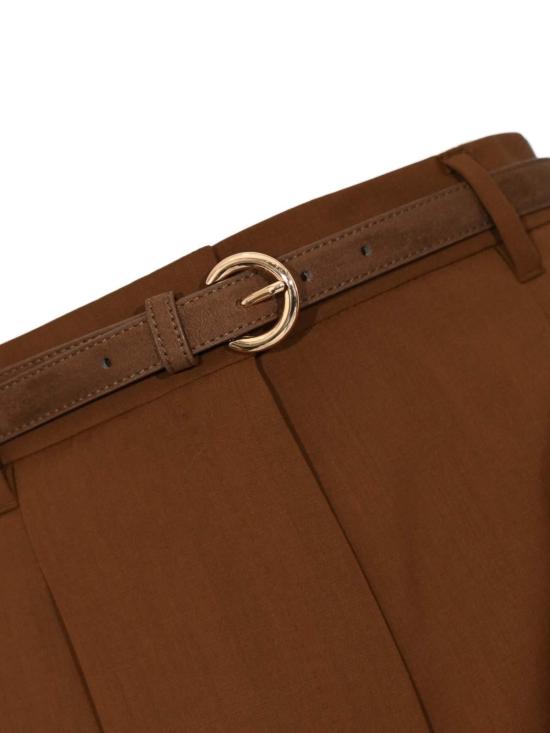 26SS 막스마라 스튜디오 스트레이트 팬츠 26161310816E15 Dark Brown - MAX MARA STUDIO