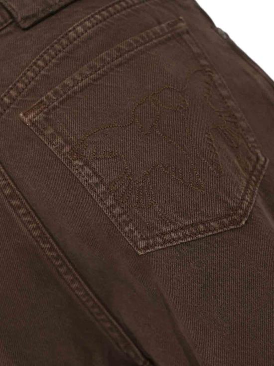 26SS 핑코 스트레이트 팬츠 106228A32PM28 Brown - PINKO