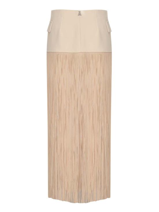 26SS 파트리지아페페 롱 스커트 8F0124A6F5W409 White - PATRIZIA PEPE