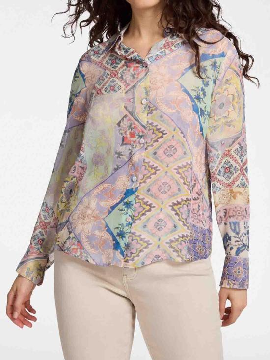 26SS 엘레나미로 셔츠 5018P000314N043 Light Purple - ELENA MIRÒ