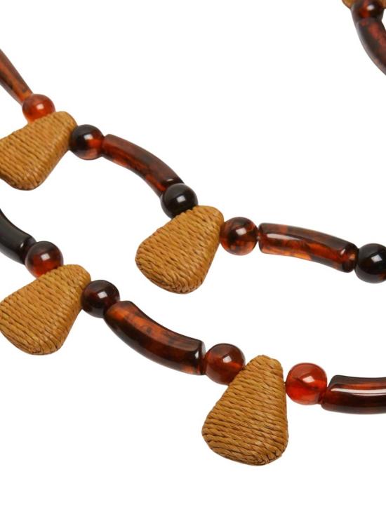 26SS 위켄드막스마라 목걸이/팬던트 26157510556E15 Brown - WEEKEND MAX MARA