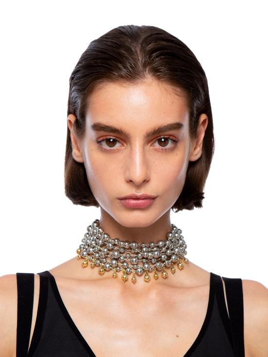 26SS 실비아 네키 목걸이/팬던트 011 MIRU SILVER GOLD - GNECCHI SILVIA