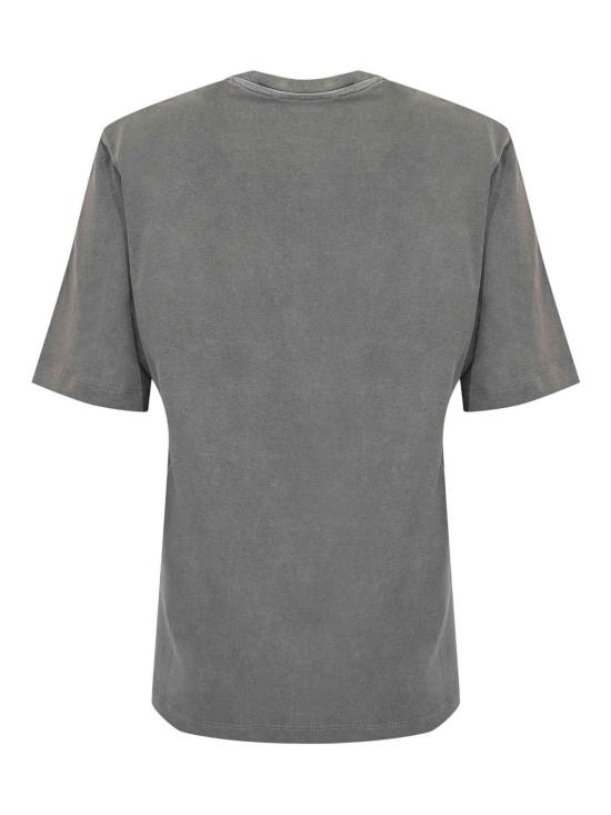 26SS 세미쿠튀르 반팔 티셔츠 Y6SJ07Y220 Grey - SEMI-COUTURE