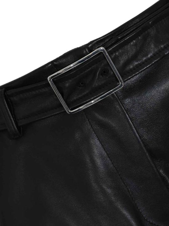 26SS 스포트막스 가죽 자켓 26124310116E15 Black - SPORTMAX