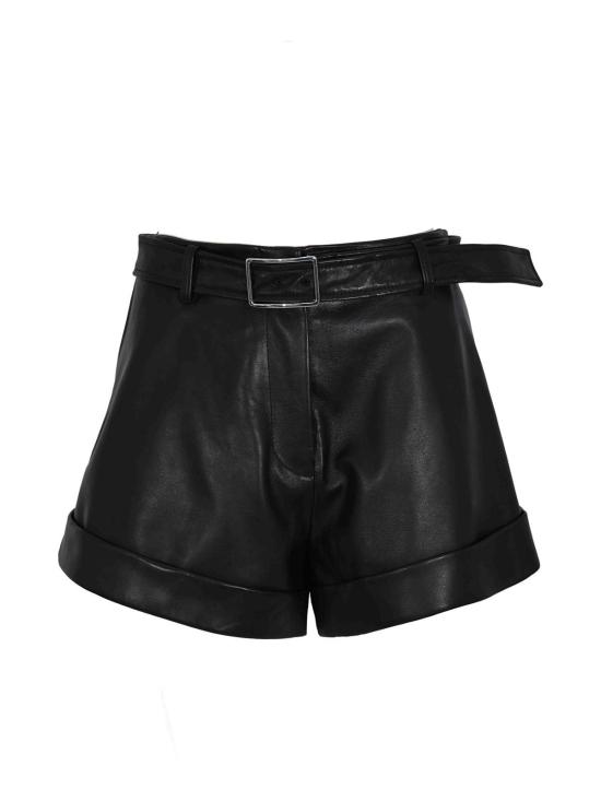 26SS 스포트막스 가죽 자켓 26124310116E15 Black