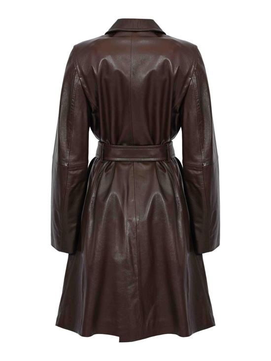 26SS 막스마라 스튜디오 가죽 자켓 26164710116E15 Brown - MAX MARA STUDIO