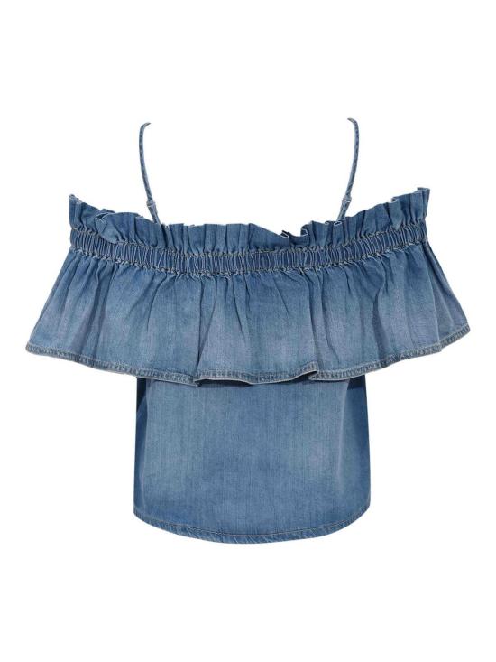 26SS 핑코 블라우스 106568A37KPJO Denim - PINKO