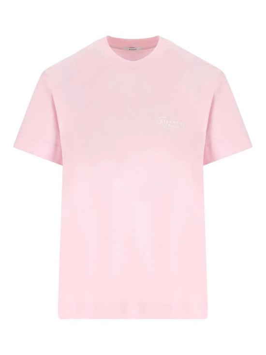 26SS 지방시 반팔 티셔츠 BW70FJP7A7681 Light Pink