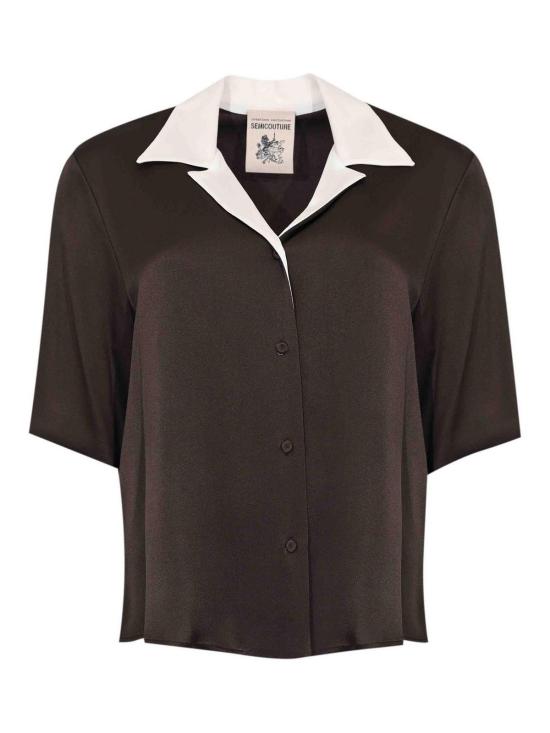26SS 세미쿠튀르 블라우스 Y6SM07V220 Brown