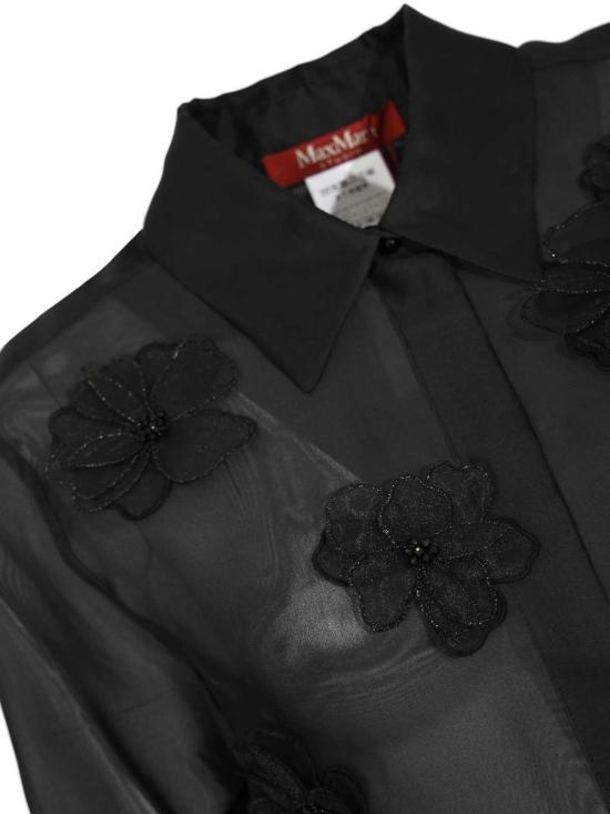 26SS 막스마라 스튜디오 셔츠 26162610136E15 Black - MAX MARA STUDIO