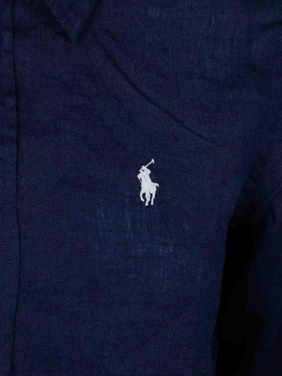 26SS 폴로 랄프로렌 포니 자수 리넨 셔츠 (211970730009) 211970730519 Dark Blue - POLO RALPH LAUREN