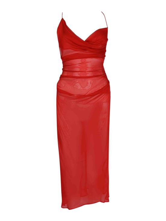 26SS 파트리지아페페 미디 원피스 8A1648AN111R880 Red