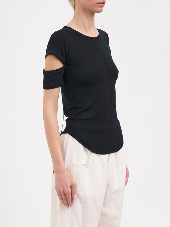 26SS 안드레아 야코브 반팔 티셔츠 N26WTIB43MODAL09 Black - ANDREA YA'AQOV
