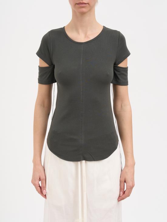 26SS 안드레아 야코브 반팔 티셔츠 N26WTIB43MODAL01 Brown