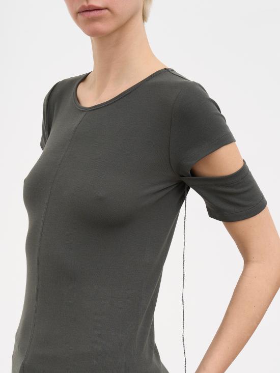 26SS 안드레아 야코브 반팔 티셔츠 N26WTIB43MODAL01 Brown - ANDREA YA'AQOV