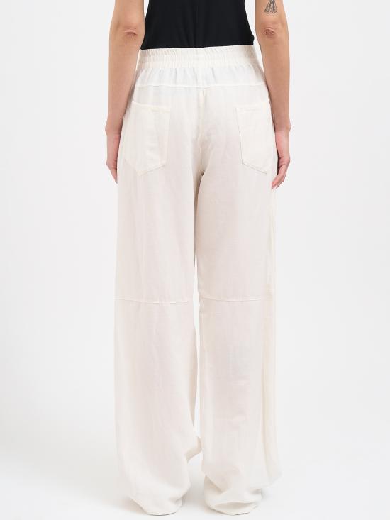 26SS 안드레아 야코브 트레이닝/조거 팬츠 N26WSFT79COTTONLINEN10 White - ANDREA YA'AQOV