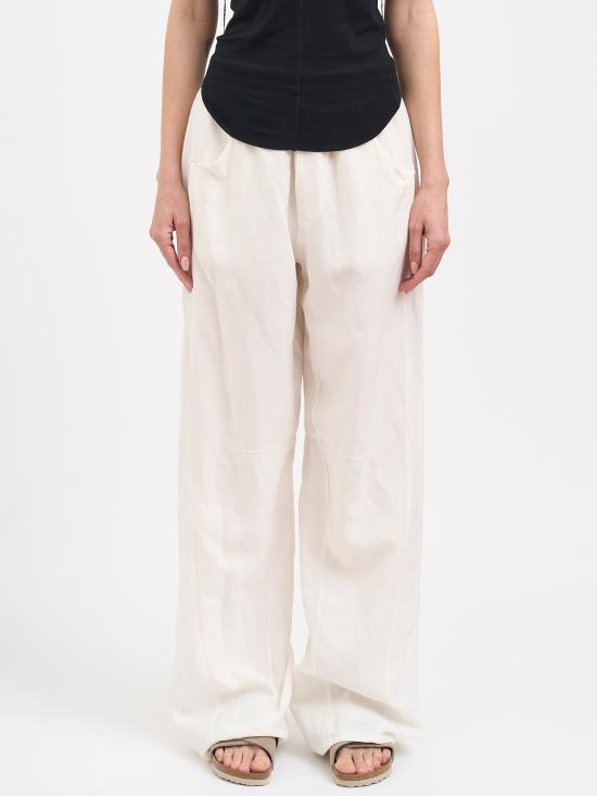 26SS 안드레아 야코브 트레이닝/조거 팬츠 N26WSFT79COTTONLINEN10 White - ANDREA YA'AQOV