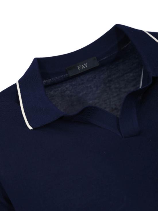 26SS 페이 폴로 티셔츠 NMMC1521740VHY0535 Blue - FAY