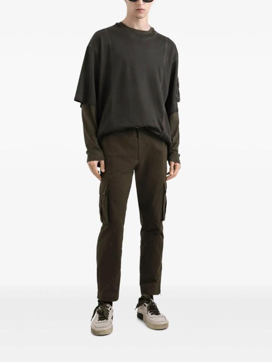 26SS 돌체앤가바나 스트레이트 팬츠 GP1F7THUMS8M4001 Dark Brown - DOLCE & GABBANA