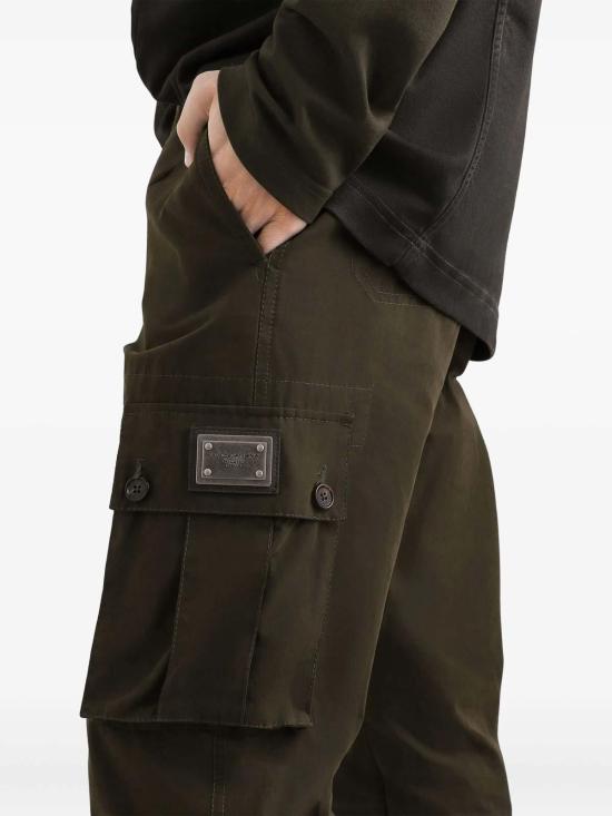 26SS 돌체앤가바나 스트레이트 팬츠 GP1F7THUMS8M4001 Dark Brown - DOLCE & GABBANA