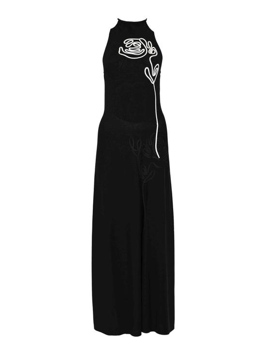 26SS 리비아나 콘티 롱 원피스 F6SA86Y690 Black
