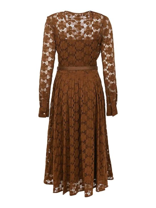 26SS 막스마라 스튜디오 미디 원피스 26166310116E15 Dark Brown - MAX MARA STUDIO