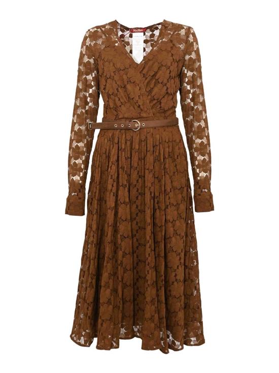 26SS 막스마라 스튜디오 미디 원피스 26166310116E15 Dark Brown