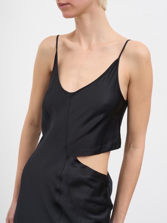 26SS 안드레아 야코브 롱 원피스 N26WCAM03VISCOSE09 Black - ANDREA YA'AQOV