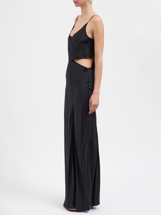 26SS 안드레아 야코브 롱 원피스 N26WCAM03VISCOSE09 Black - ANDREA YA'AQOV