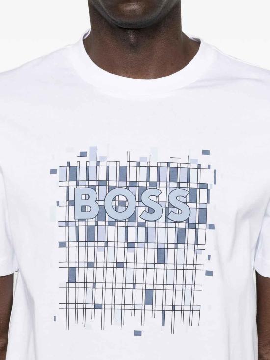 26SS 휴고보스 반팔 티셔츠 50555799100 White - HUGO BOSS