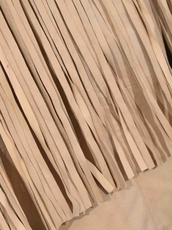 26SS 리비아나 콘티 가죽 자켓 F6SX41W760 Beige - LIVIANA CONTI