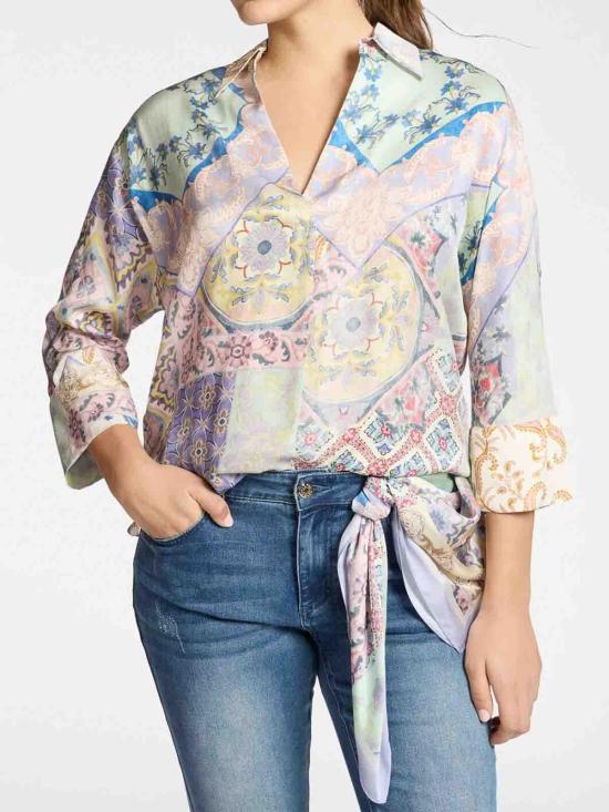 26SS 엘레나미로 블라우스 2043Z200047N043 Light Purple - ELENA MIRÒ