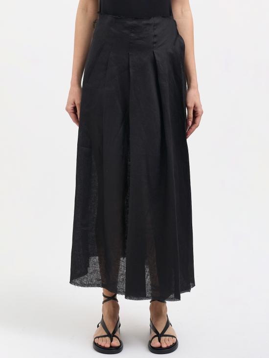 26SS 이자벨베네나토 롱 스커트 NDW24S26BLACK Black