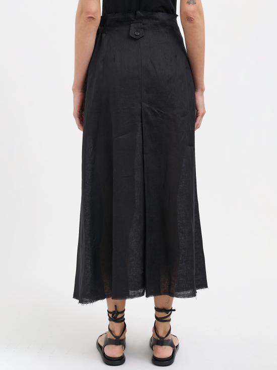 26SS 이자벨베네나토 롱 스커트 NDW24S26BLACK Black - ISABEL BENENATO