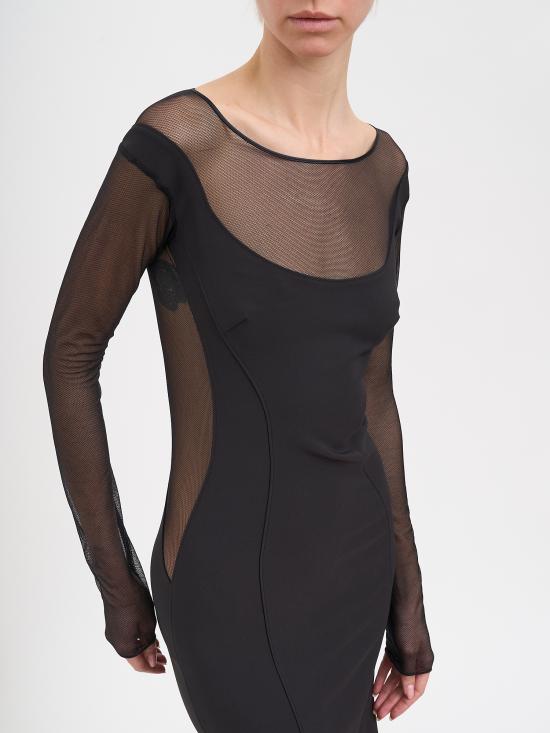 26SS 엘리자베타프랜치 미디 원피스 NAB89862E2110 Black - ELISABETTA FRANCHI