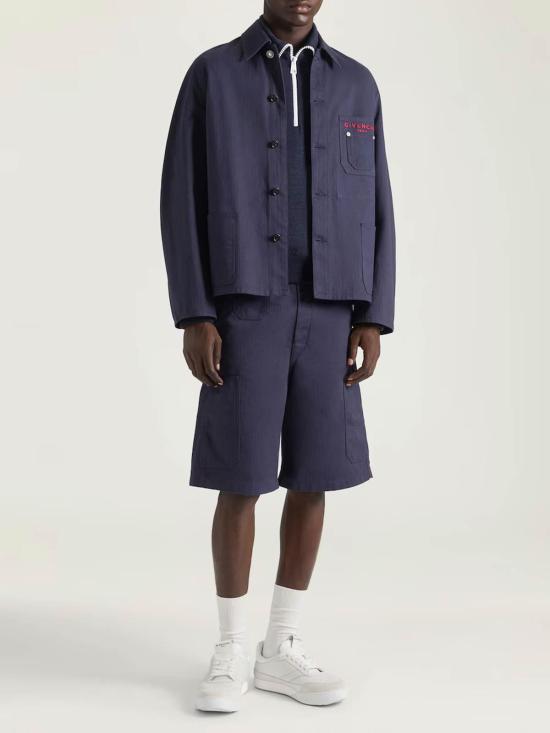 26SS 지방시 자켓 BM01F95171410 Dark Blue - GIVENCHY