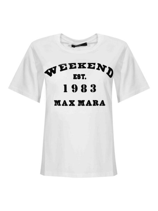 26SS 위켄드막스마라 반팔 티셔츠 26159710516E15 White