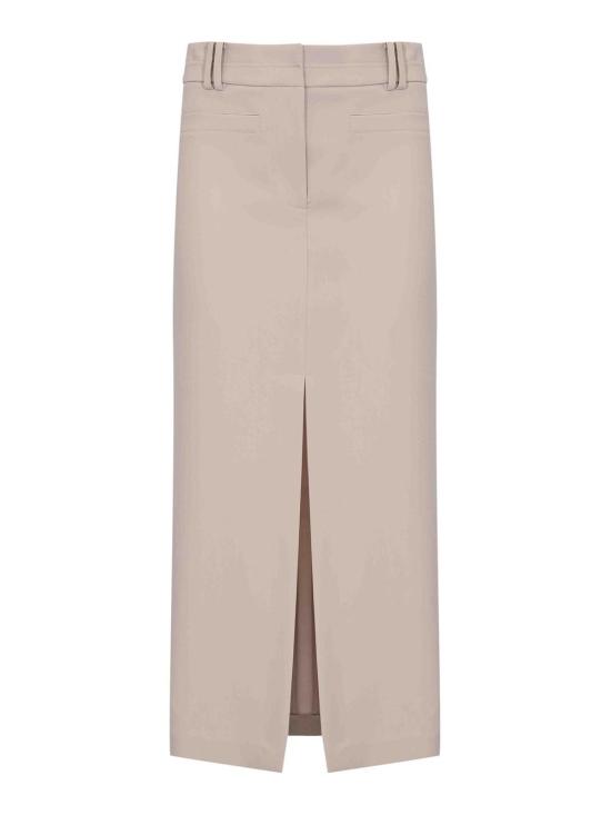 26SS 파트리지아페페 롱 스커트 8G0515A498S748 Light Grey